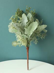 1 Bundle Artificial Plant Without Vase - Green - View 2