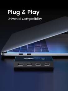 UGREEN USB 2.0 2進4出切換器 - 黑色 - 查看 6