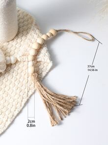 1pc Bead & Tassel Decor Decoration Craft - Multicolor - View 7