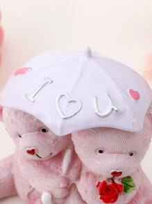 1pc Cartoon Bear Design Decoration Craft - Multicolor - View 2