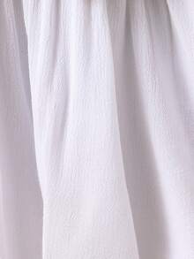 嬰兒泡泡袖襯衫洋裝不附腰帶