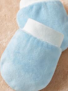 3雙嬰兒素色手套 - 彩色 - 查看 5