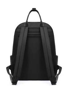 Rucsac ușor rezistent la apă, poate fi folosit ca geantă de mână, potrivit pentru femei, fete, mame pentru a transporta articole precum laptop, bunuri pentru cumpărături, sticle etc. Călători și lucrători de birou., Rechizite școlare, Rucsac de școală, Geantă de școală, Înapoi la școală, Rucsac pentru școală, Geantă de carte pentru școală, Capacitate mare, Potrivit pentru fete adolescente, femei, studenți, începători și lucrători cu guler alb, perfect pentru întoarcerea la școală ,Colegiu, Muncă, Afaceri, Navetă, Birou - Negru - Vizualizare 6