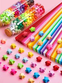 540入组混色日本折紙 - 紅色 - 查看 6