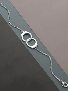 Nam Còng tay Trang trí Vòng tay Màu bạc Đúng mốt Phổ biến nhất Đồ trang sức Qủa tặng Buổi tiệc - Bạc - Xem 5