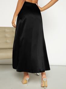 Firerie High Waist Satin Skirt