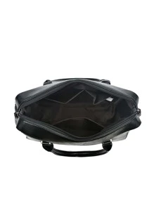 yating Túi Tote Cầm Tay & Đeo Chéo Thời Trang Màu Đen Sức Chứa Lớn - màu đen - Xem 4