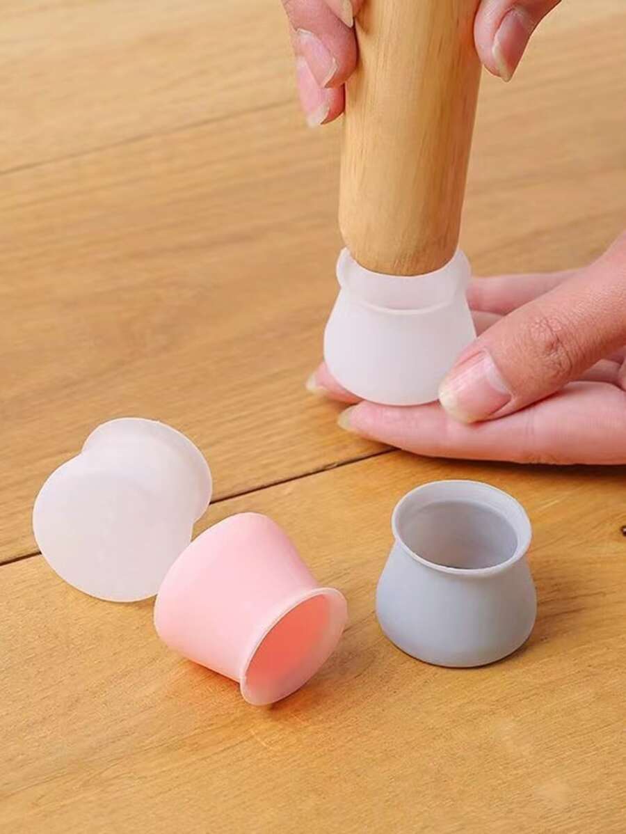 1pc Random Silicone Chair Foot Pad - Multicolor - View 1