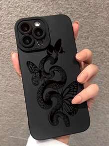 苹果蛇纹手机壳，兼容 15/15Pro/15Plus/15Pro Max，国际版，非国内版 - 彩色 - 查看 2