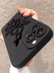 苹果蛇纹手机壳，兼容 15/15Pro/15Plus/15Pro Max，国际版，非国内版 - 彩色 - 查看 3