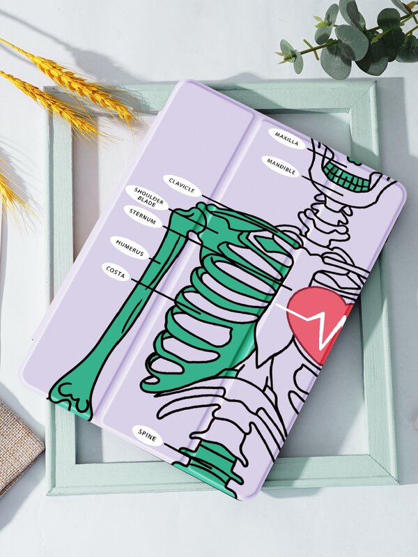 Skeleton Pattern Case Compatible With iPad SHEIN USA