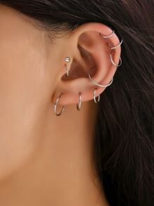 16 piezas minimalista Arete Set