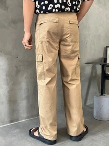 Manfinity 男士翻蓋口袋工裝牛仔褲