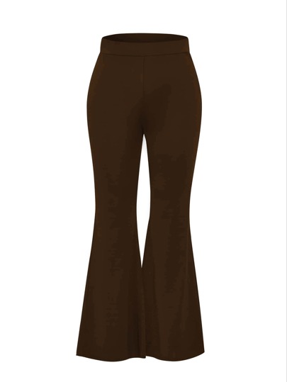 SHEIN Unity Pantalones acampanados unicolor