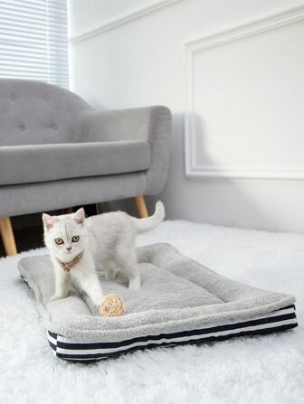 1入組長毛絨寵物箱墊