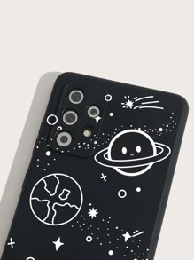 星空圖案手機殼 - 黑與白 - 查看 5