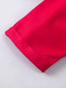 Đứa bé trai Ngôi sao Và In Mặt trăng Áo sơ mi & Quần short - Đỏ và trắng - Xem 6