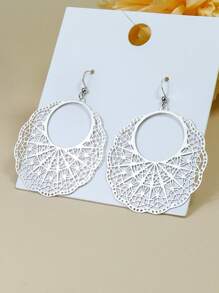 4對鏤空耳墜,不銹鋼首飾類 - 彩色 - 查看 3