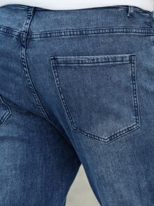 Quần Jeans Nam Túi màu trơn - Rửa trung bình - Xem 4