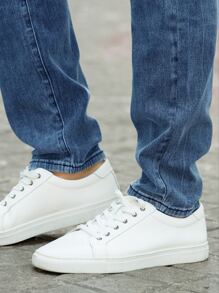 Quần Jeans Nam Túi màu trơn - Rửa trung bình - Xem 5