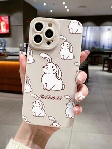 Funda para móvil con estampado de conejo de dibujos animados - Multicolor - Ver 1