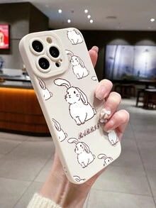Funda para móvil con estampado de conejo de dibujos animados - Multicolor - Ver 5