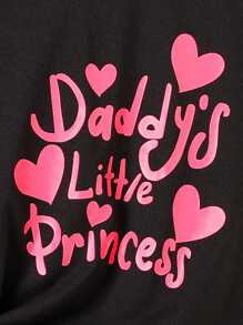 SHEIN 少女心&口號印花圖形t恤