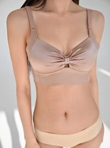 DAZY Sujetador sin aro unicolor - Albaricoque - Ver 7