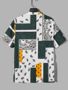 Manfinity Men Paisley Print Shirt - Multicolor - View 2