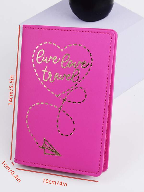 Letter Graphic Passport Case SHEIN USA