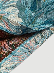 SHEIN MOD Đầm Tương phản ren Dây kéo Hoa Tất cả trên in Giải trí - Nhiều màu - Xem 3