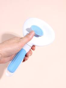 1pc Color Block Pet Hair Comb - Blue - View 4