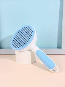 1pc Color Block Pet Hair Comb - Blue - View 6