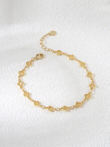 花朵装饰手链情人节 - 金黃色 - 查看 4