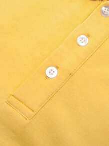 男士撞色POLO衫 - 彩色 - 查看 5