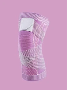 1pc Striped Sports Knee Pad - Pink - View 2