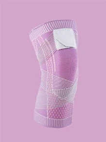 1pc Striped Sports Knee Pad - Pink - View 5
