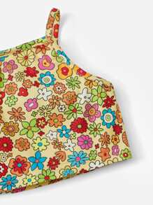 SHEIN Baby Floral Print Cami Top - Multicolor - View 4