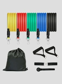 11pcs Pull Rope Muscle Training Resistance Band Set - Multicolor - View 1