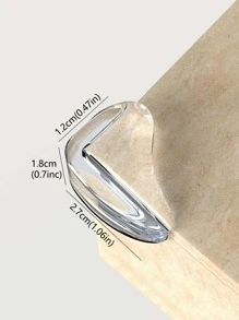 10入組透明桌子保護套 - 無色 - 查看 5