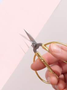 Kéo Vàng Zig Zag Thép Cao Cấp Bền Vintage Kéo Thợ May Thủ Công Hộ Gia Đình Cho Kéo Vải Rsembroidery Kéo Cắt May - Vàng - Xem 6