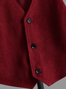 SHEIN Boys Bow Front Shirt & Vest Jacket & Trousers - Multicolor - View 9