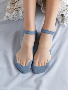 5雙花卉圖案短襪 - 彩色 - 查看 3