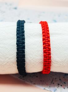 對手工 PU 皮革和鋅合金狐狸形可調式情侶手鍊，男女通用日常佩戴，節日禮物