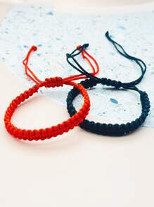 對手工 PU 皮革和鋅合金狐狸形可調式情侶手鍊，男女通用日常佩戴，節日禮物