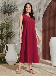 Al Najma Bộ đồ hai mảnh nữ Viên lá sen Ruy băng Hình học Khiêm tốn - Màu Khaki - Xem 5