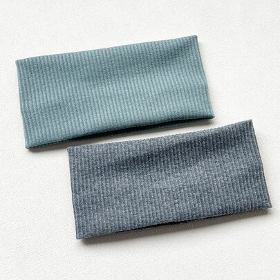 2pcs Solid Hair Band
