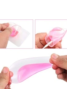 1雙女士鞋粉色透明跖骨墊適用於高跟鞋