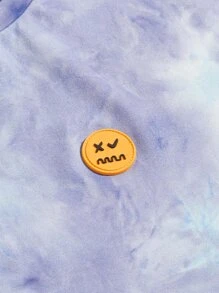 Manfinity VCAY Men Tie Dye Cartoon Face Print Tee - Multicolor - View 5