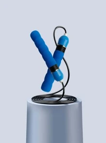 1pc Adjustable Skipping Jump Rope - Blue - View 2